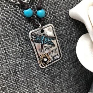 Dragonfly Pendant Necklace & Earring Set